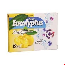  آبنبات مکیدنی اکالیپتوس سیم سیم 12 عددی Sim Sim Candy Eucalyptus 12 Pcs