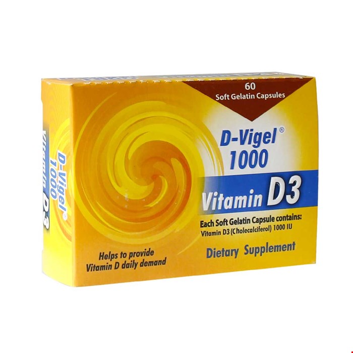 دی ویژل 1000 واحدی   ویتامین D3 D Vigel 1000 IU