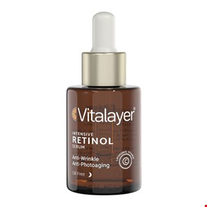  سرم قطره چکانی رتینول ویتالیر  RETINOL ANTI WRINKLE SERUM 30ML VITALAYER