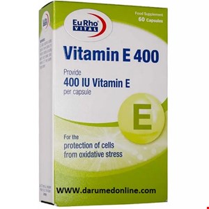 ویتامین ای سافت ژل 400 میل یوروویتال Eurho Vital