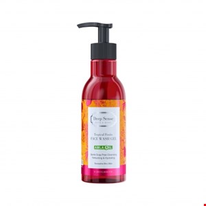 ژل شستشوی شاداب کننده پوست خشک تا خیلی خشک میوه های استوایی دیپ سنسDeep sense Tropical Fruits Face Wash Ge 