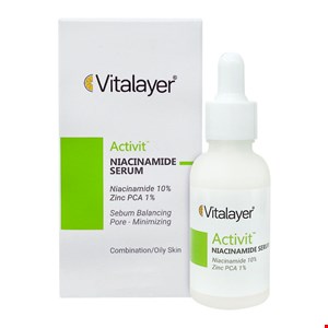  سرم قطره چکانی نیاسینامید اکتیویت ویتالیر  Activit Niacinamide Serum VITALAYER