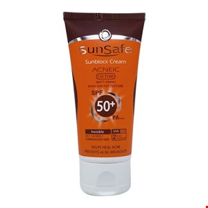 ضد آفتاب فاقد چربی آکنئیک بدون رنگ SPF50 سان سیف