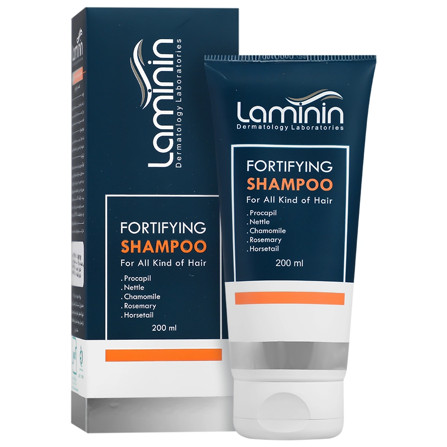 شامپو تیوپی تقویت کننده انواع مو لامینین  Fortifying Shampoo for All Kind of Hair LAMININ