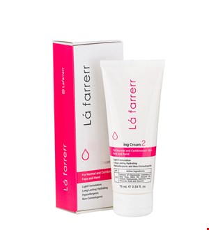  کرم آبرسان پوست نرمال و مختلط 2 لافارر  Moisturizing cream 2 for normal and combination skin 75ml LA FARRERR