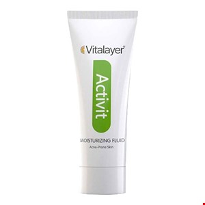  فلوئید مرطوب کننده صورت اکتى ویت ویتالیر  Moisturizing Fluid For Acne Prone Skin Daily Use VITALAYER