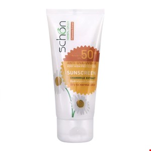 کرم ضد آفتاب شون ⁺SPF50 مناسب پوست های معمولی تا خشک ۵۰ میلی لیتر Schon Sunscreen SPF50⁺ Cream For Normal and Dry Skins 50 ml 