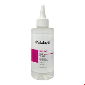  تونر پاک کننده صورت پوست حساس سنسی ویت ویتالیر  Sensivit Face Toner wash 200ml VITALAYER