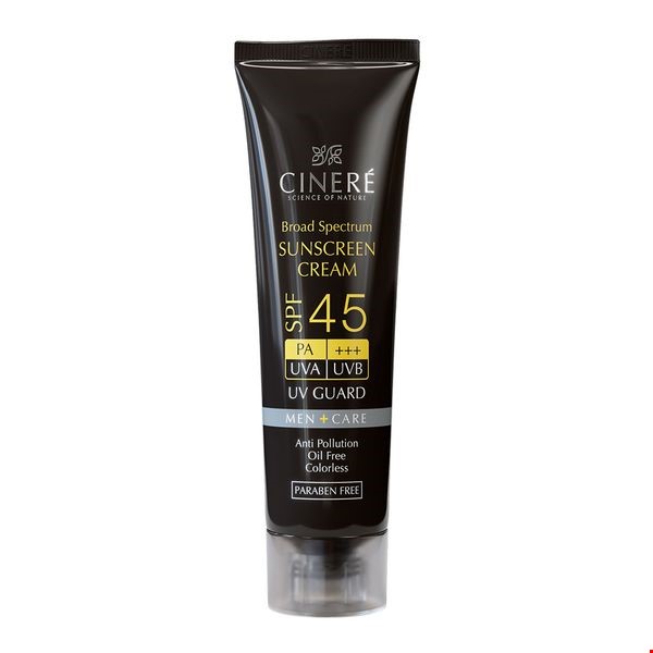  ضد آفتاب آقایان SPF45 سینره  +Active Sunscreen Cream For Men SPF45 CINERE