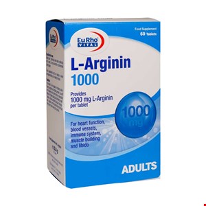  قرص ال آرژنین 1000 میلی گرم یوروویتال 60 عدد Eurho Vital L Arginin 1000 mg 60 Tablets