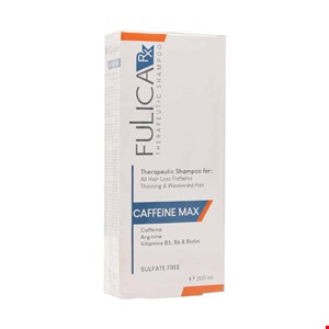  شامپو تقویت کننده و حجم دهنده کافئین مکس فولیکا آر ایکس 200 میلی لیتر Fulica Rx Caffeine Max Shampoo 200 Ml