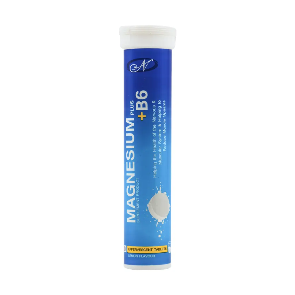  قرص جوشان منیزیم پلاس B6 نیک اختر آریا 20 عدد Nik Akhtar Aria Magnesium Plus B6 20 Effervescent Tab