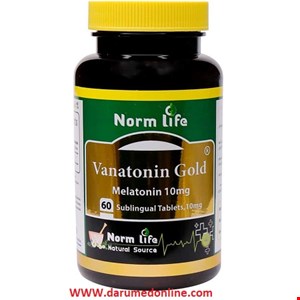 قرص زیر زبانی واناتونین گلد 10 نورم لایف Norm Life