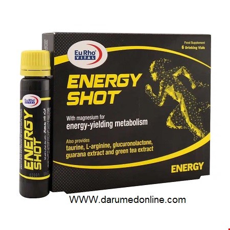 انرژی شات ویال یوروویتال 6 عددی   Energy Shot Vial Eurho Vital 6 pcs