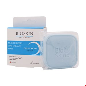 صابون مرطوب کننده کرم دار بایو اسکین Bio Skin Cold Cream Dry Skin Creamy Soap 100g