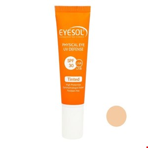  ضد آفتاب دور چشم رنگی آیسول 15 میل Eyesol Physical Eye SPF30 Tinted, 15ml